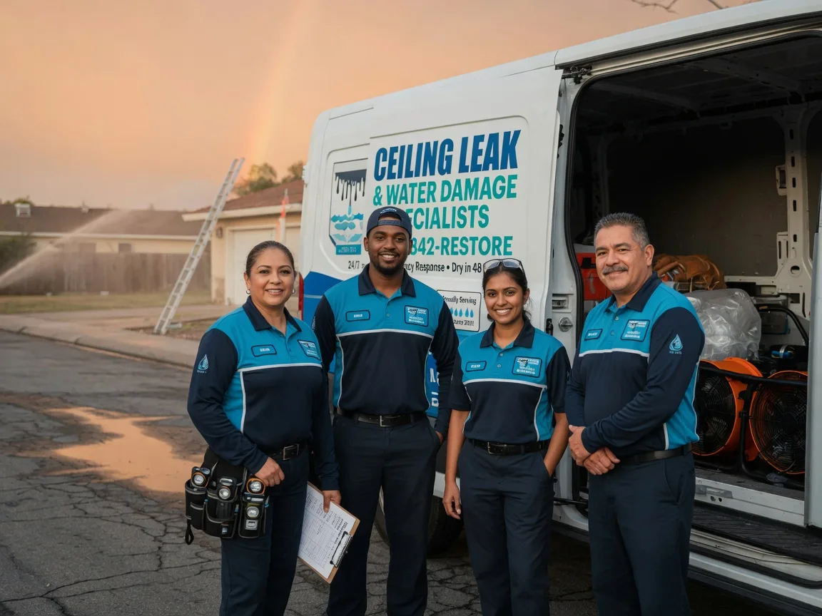 Ceiling Leak Cleanup company in Russell, MA